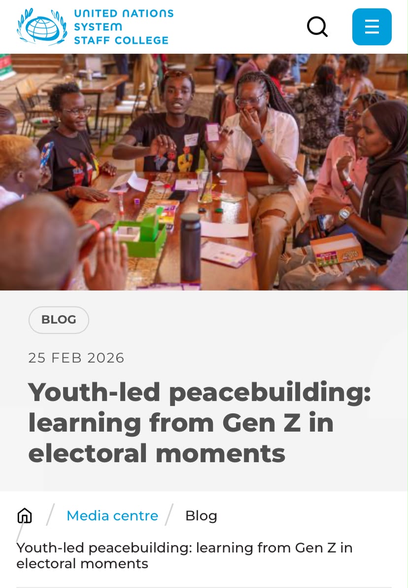 Youth-led Peacebuilding: Learning from Gen Z